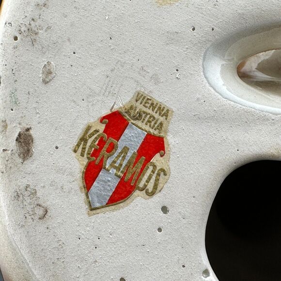 Antique 1920s KERAMOS Vienna Austria Dachshund Dog Puppy Porcelain Figurine 6" H - Picture 7 of 9